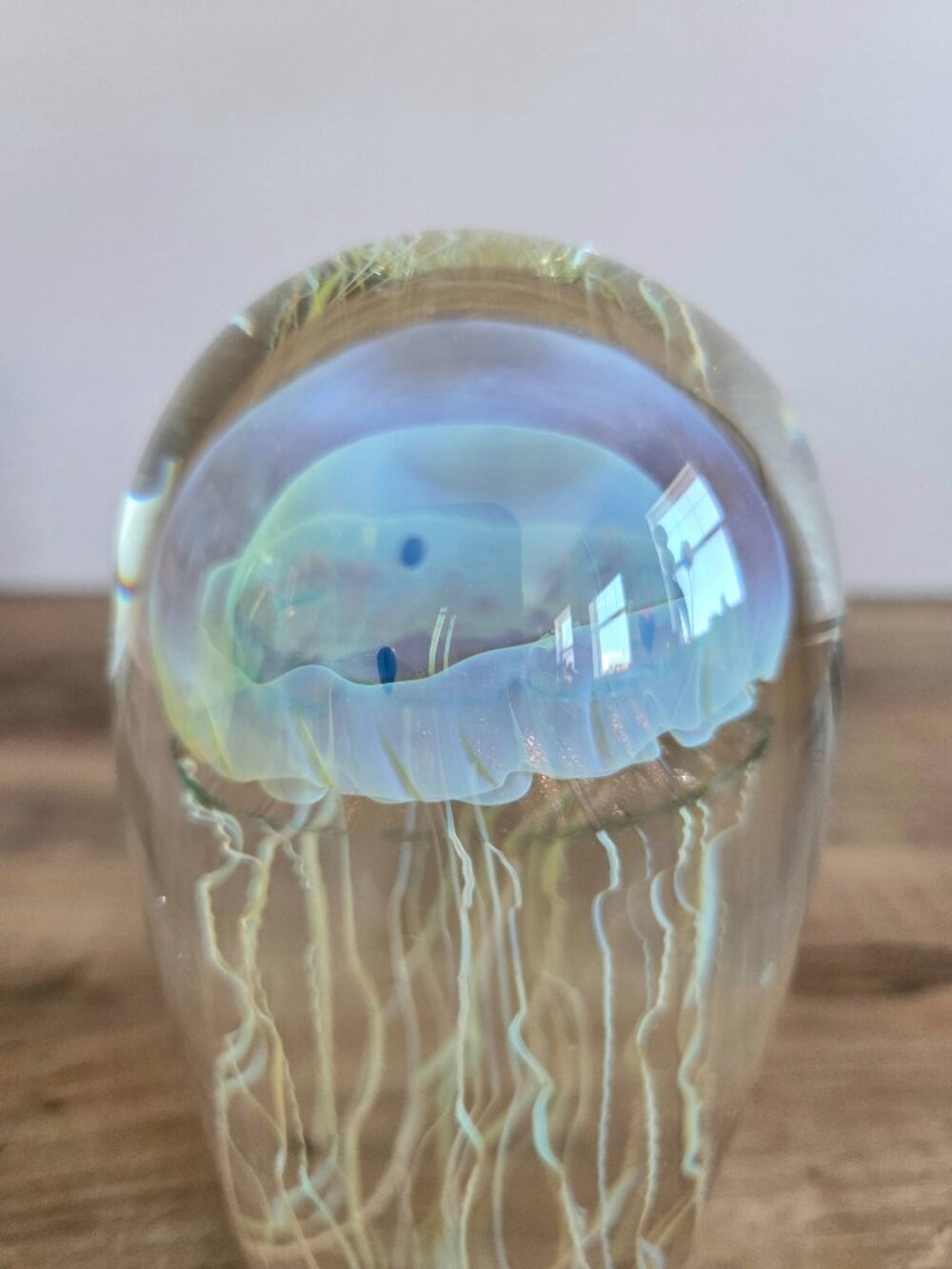 Vintage Signed Richard Satava 3267-08 Jellyfish collection Paperweight - Picture 5 of 8
